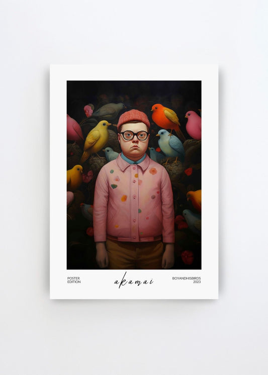 BoyAndHisBirds - Akamai Poster Edition